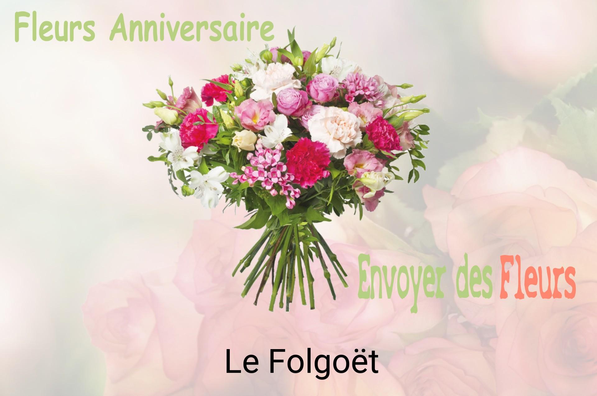 Bouquet de fleurs d’anniversaire livré à Le Folgoët